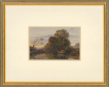 Attrib. R. P. Leitch (c.1800-1882) - Mid 19th Century Watercolour, Slow River