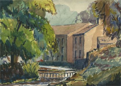 John B Clough - Mid 20th Century Watercolour, Amongst Trees