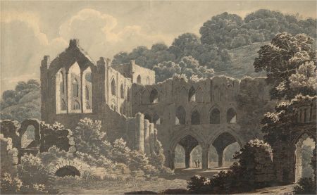 1820 Watercolour - Rievaulx Abbey