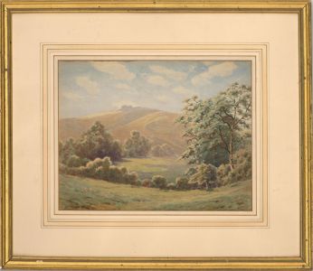George W. Weller - Early 20th Century Watercolour, Near Plumpton Place