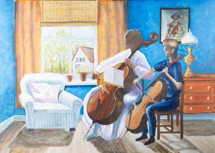 Contemporary Oil - Cello Lessons