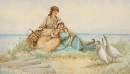 F.E. Jamieson (1895-1950) - Signed Early 20th Century Watercolour, A Honking Day