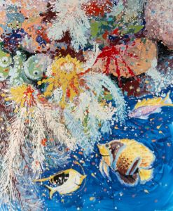 W. Spencer - Signed Contemporary Oil, Wonders of Coral