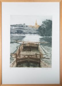 Michael Chaplin RE ARWS (b.1943) - 20th Century Etching, Thames at Lechlade
