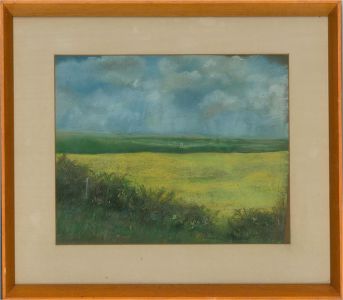 Dorothy Howard - Mid 20th Century Pastel, Summer In Verdant Fields
