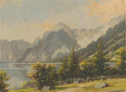 N.G. Vukovic - 20th Century Oil, Mountains in Summer