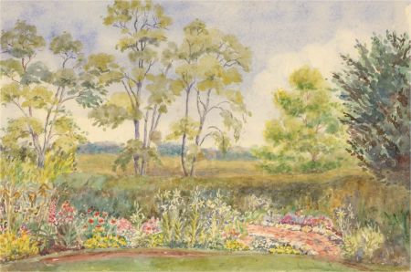 Amy K. Selby (fl.1892-1926) - Early 20th Century Watercolour, Bamford Vicarage