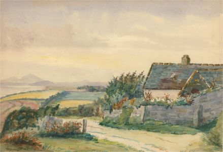 Amy K. Selby (fl.1892-1926) - Signed 1909 Watercolour, Culcheth Cliffs