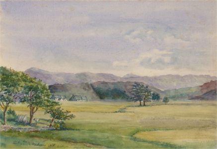 Amy K. Selby (fl.1892-1926) - Signed 1909 Watercolour, Near Aberglaslyn