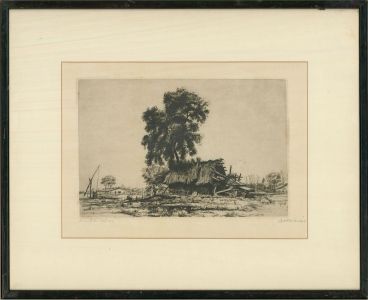 Early 20th Century Etching - The Barn