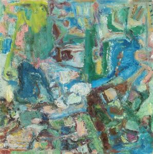 Edward Lewis (1936-2018) - Contemporary Oil, Expressive Abstract