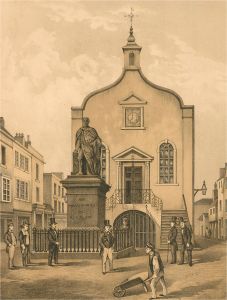 McLagan and Gonming after J. Jacquier - 1860 Lithograph, Cardiff Old Town Hall