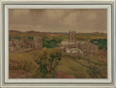 Etty Horton (fl.1882-1905) - Early 20th Century Watercolour, St. David's
