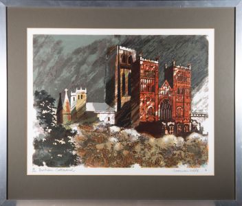 Norman Wade - 1976 Silkscreen, Durham Cathedral