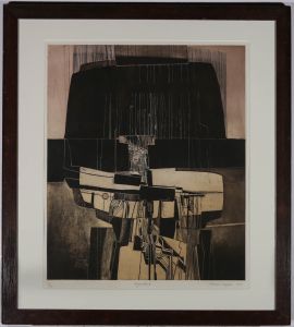 Michael Chaplin (b.1943) - 1973 Aquatint, Clydebank