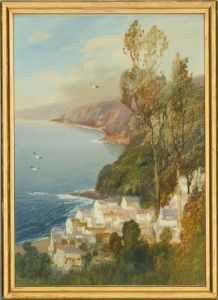Early 20th Century Watercolour - Continental Coastline