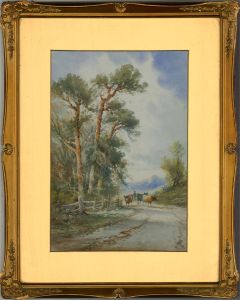 H. Rawson - Early 20th Century Watercolour, Cattle in Sussex