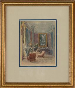 Franco Matania (1922-2006) - Mid 20th Century Watercolour, In the Drawing Room