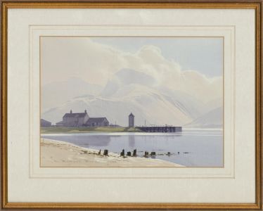 Dennis Rothwell Bailey - 1986 Watercolour, Ben Nevis From Corpach