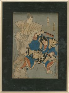 Utagawa Kunisada (1786-1865)- Japanese Woodblock, The Evil Nikki Danjo