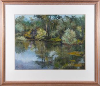 R. Potter - 20th Century Oil, Lake Reflections