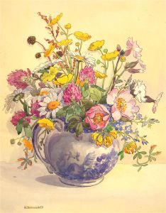 G. Thomasset - Mid 20th Century Watercolour, Wild Flowers
