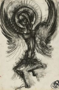 Mollie Paxton - 1956 Pen and Ink Drawing, Out of Turn