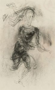 Mollie Paxton - 1956 Pen and Ink Drawing, Lazarus