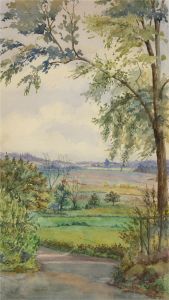 Amy K. Selby (fl.1892-1926) - Signed 1928 Watercolour, West Wickham