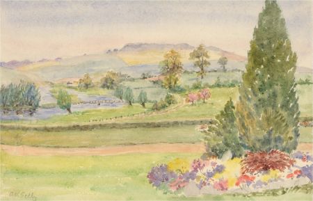 Amy K. Selby (fl.1892-1926) - Signed 1936 Watercolour, Salisbury