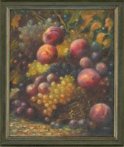 Peter Skett - 20th Century Oil, Grapes and Peaches