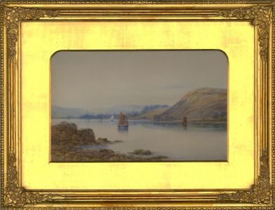 Late 19th Century Watercolour - Boats in Calm Waters