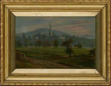 G. Willis Pryce (1866-1949) - Signed Late 19th Century Oil, Evening Landscape