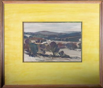 Roy Young Ferguson (1907-1981) - Watercolour, Valley of the Dochart