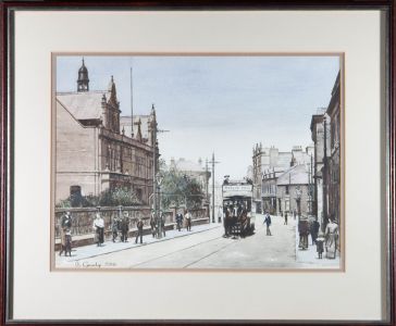 B. Goudy - 1986 Watercolour, Victorian Stockport