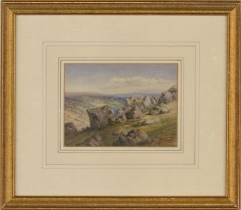 Early 20th Century Watercolour - Rocky Landscape
