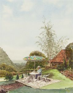 M. Swindlehurst - Contemporary Watercolour, On a Summer's Day