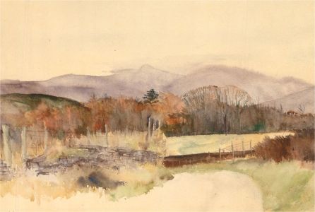 Edward Morris - Signed Mid 20th Century Watercolour, Welsh Landscape