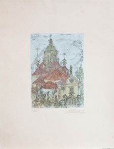 Mc. K.  - 1978 Etching, Orthodox Church