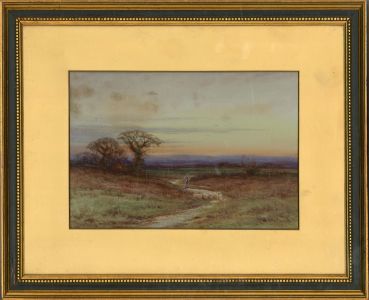 A. Molyneux Stannard RDS (1878-1975) - Signed 1915 Watercolour, Evening Stroll