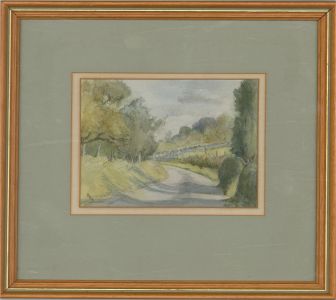 Margaret R Adams - Contemporary Watercolour, Sunny Lane