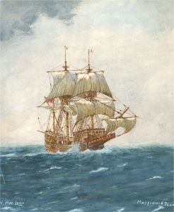 N. Mac Lean - Signed Early 20th Century Watercolour, The Mayflower