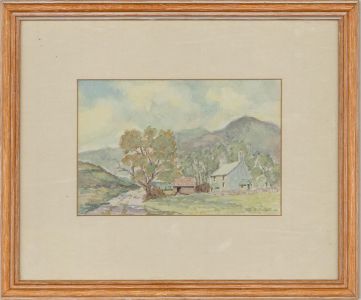 Iris O. Roberts - 1993 Watercolour, Tyddyn Mynydd