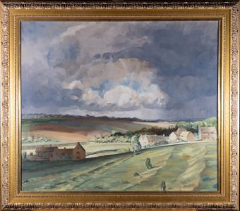 J. Osborn - Signed & Framed Mid 20th Century Oil, Quiet Hills