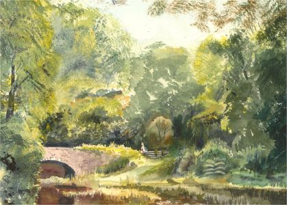 M. Swindlehurst - Contemporary Watercolour, A Summer Walk