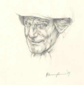 John Cherrington (1931-2015) - 187 Graphite Drawing, Wicked Man