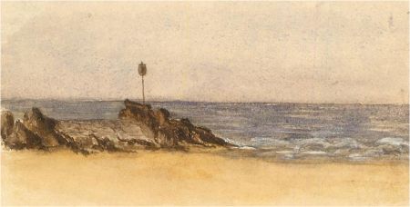 A. E. H - 1888 Watercolour, Set of three Views Of Bude