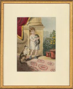 Sophia Stansbury - Early 19th Century Watercolour, Portrait of a Young Boy