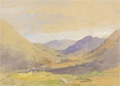 1882 Watercolour - In the Valley