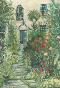 M. Procter - Early 20th Century Oil, Path to the House
